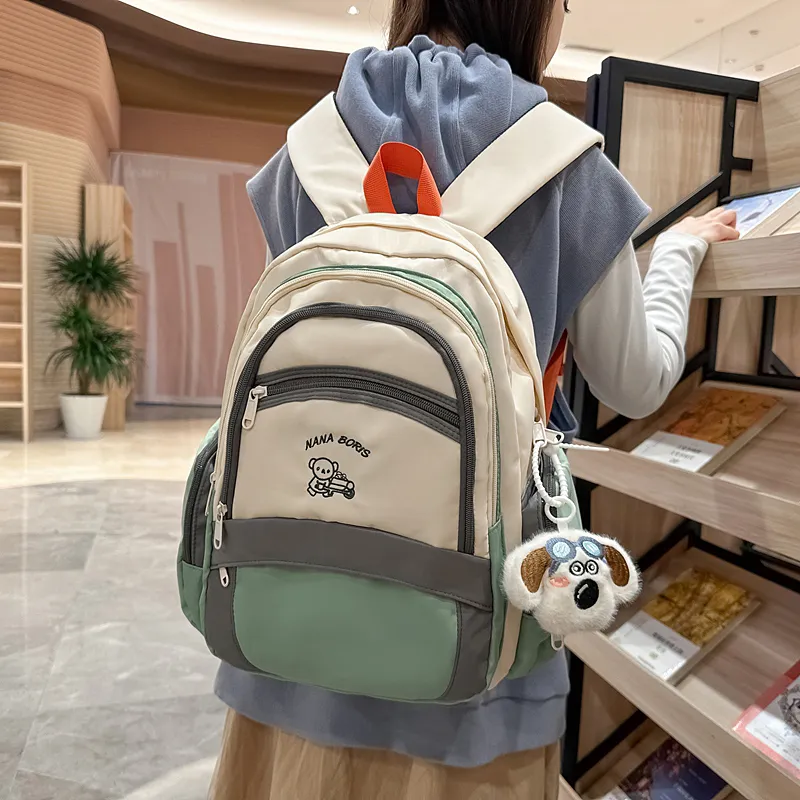 Debecca Nylon Backpack Unisex Multicolor-10