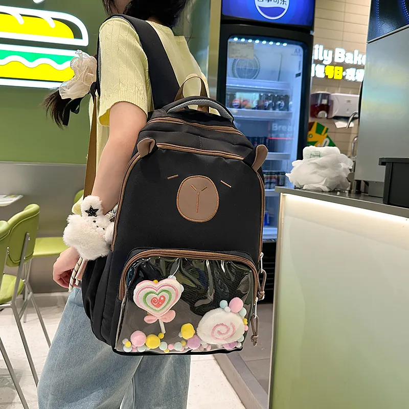 Debecca Nylon Backpack Tubas Unisex-10