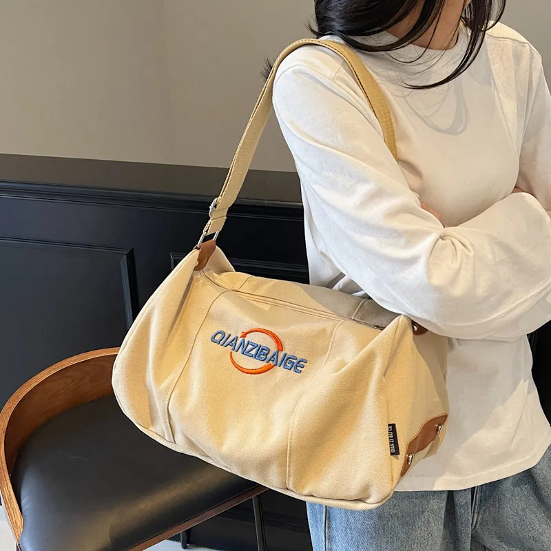 Debecca Canvas Shoulder Bag Women's Multicolor-15