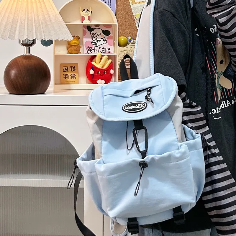 Debecca Nylon Backpack Regular Unisex Multicolor-5