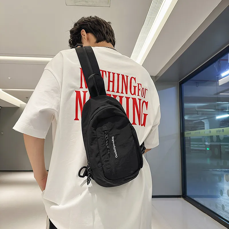 Debecca Nylon Sling Bag Regular Unisex Multicolor-10
