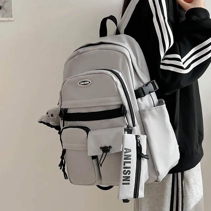 Debecca Polyester Backpack Unisex Multicolor-10