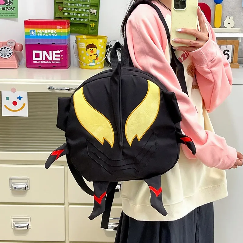 Debecca Nylon Backpack Unisex Black-3