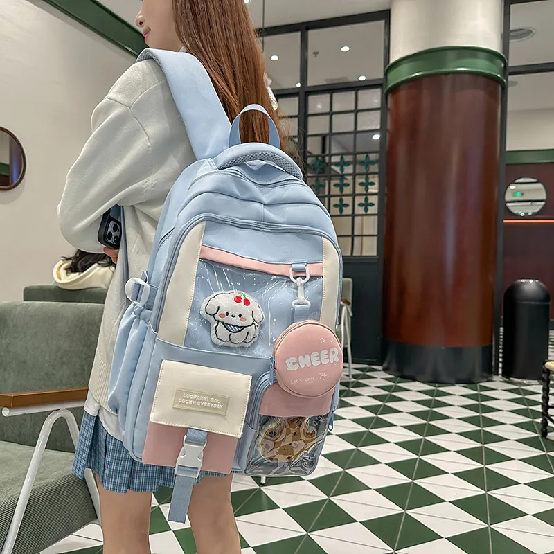 Debecca Nylon Backpack Unisex Multicolor-2
