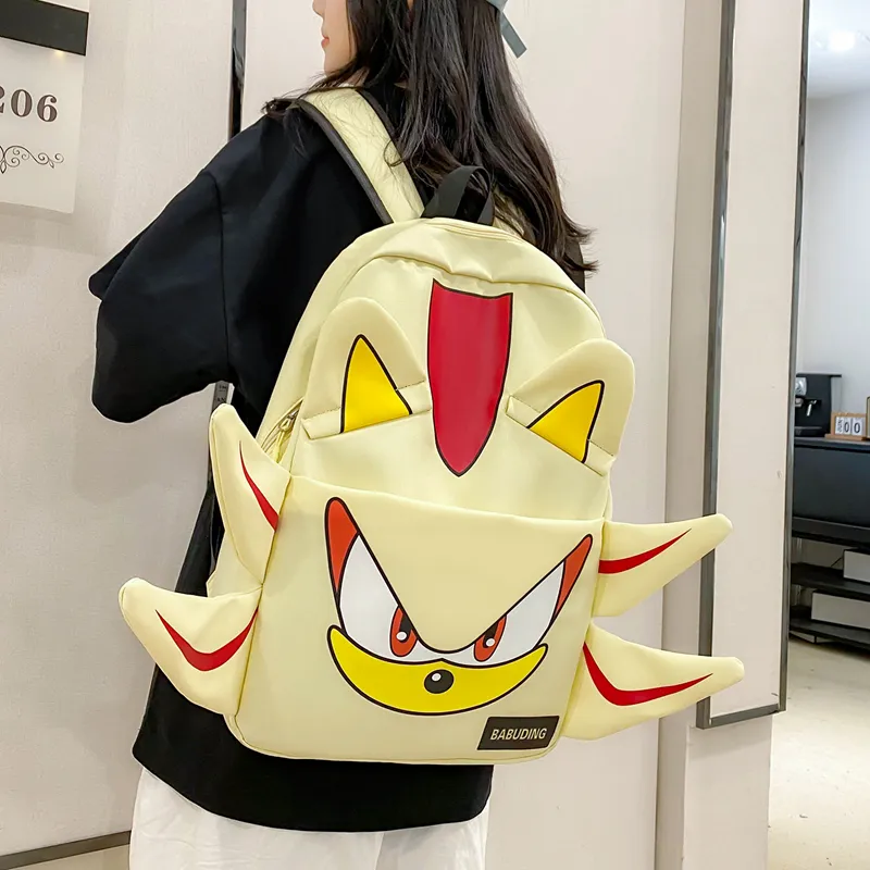 Debecca Nylon Fabric Backpack Large Size Unisex Multicolor-10