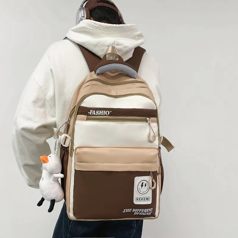 Debecca Nylon Backpack Unisex Multicolor-11