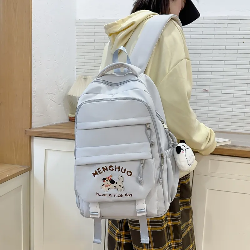 Debecca Cotton Backpack Large Size Unisex Multicolor-10