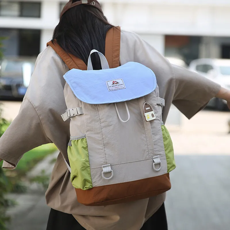 Debecca Nylon Backpack Unisex Multicolor-5