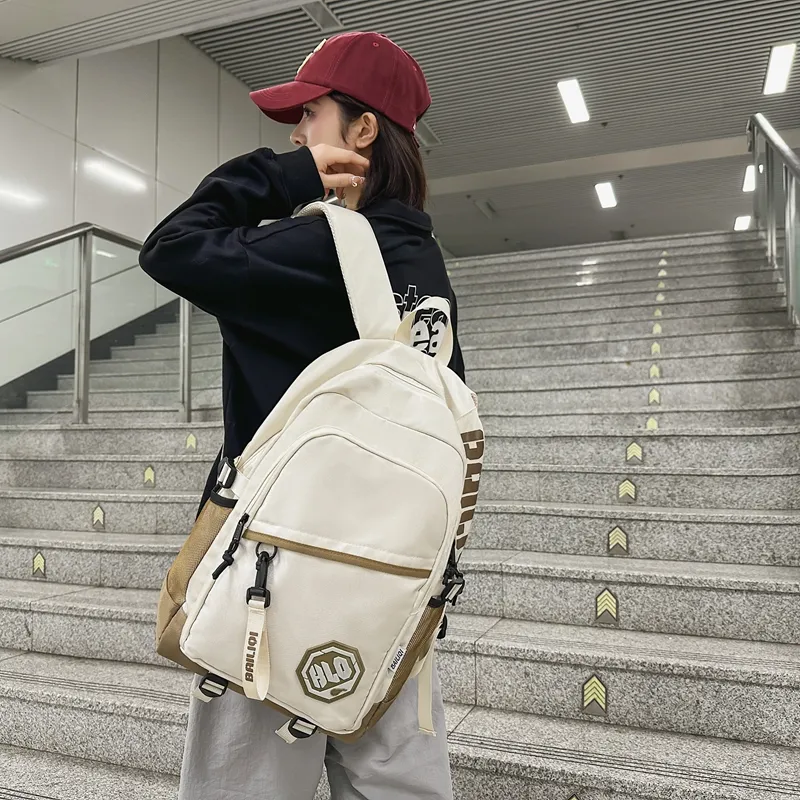 Debecca Nylon Backpack Regular Unisex Multicolor-4