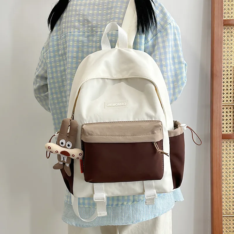Debecca Nylon Backpack Regular Unisex Multicolor-3