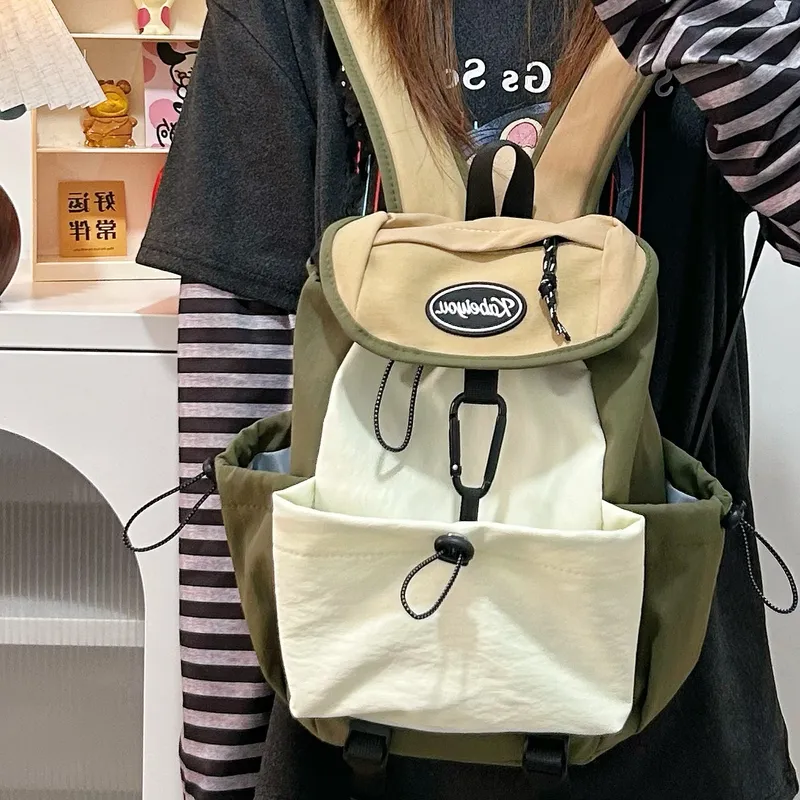 Debecca Nylon Backpack Regular Unisex Multicolor-2