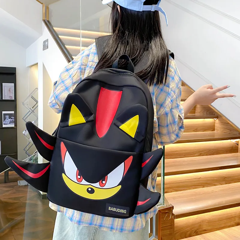 Debecca Nylon Fabric Backpack Large Size Unisex Multicolor-1