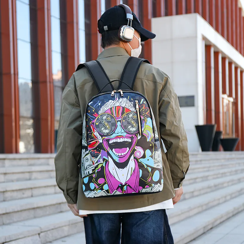 Debecca PU Backpack Unisex Multicolor-20