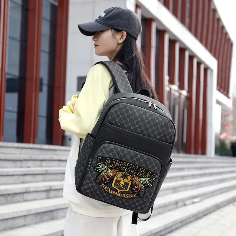Debecca PU Backpack Unisex Multicolor-6