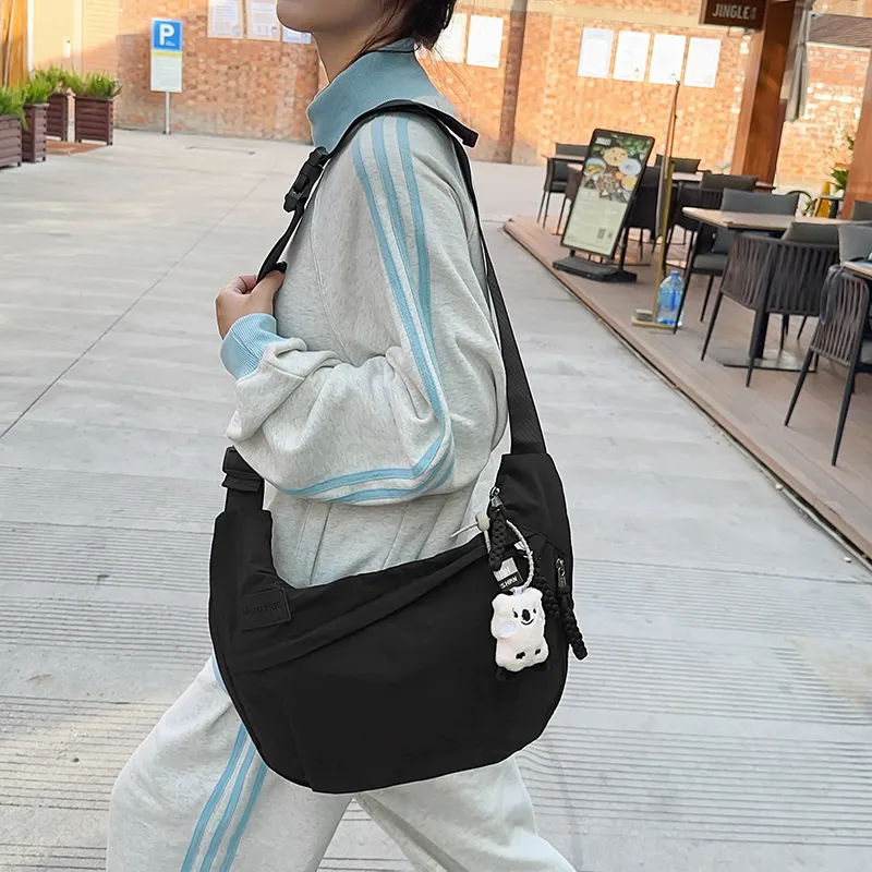 Debecca Nylon Shoulder Bag, Crossbody Bag Unisex Multicolor-1