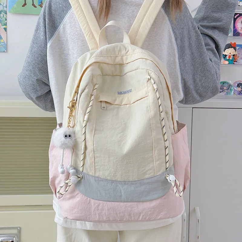 Debecca Nylon Backpack Regular Unisex Multicolor-3