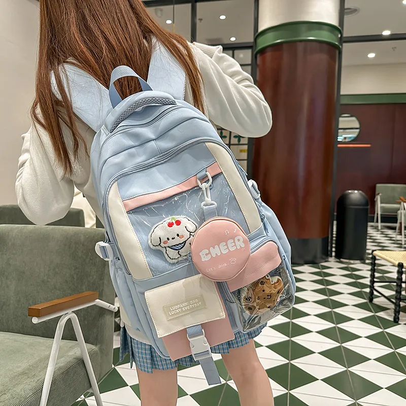 Debecca Nylon Backpack Unisex Multicolor-3