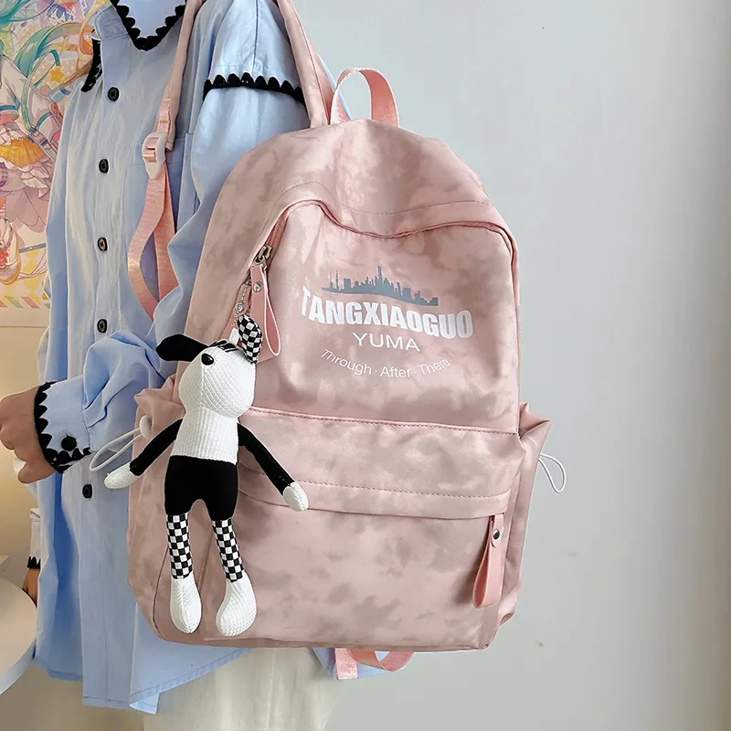 Debecca Nylon Backpack Regular Unisex Multicolor-1
