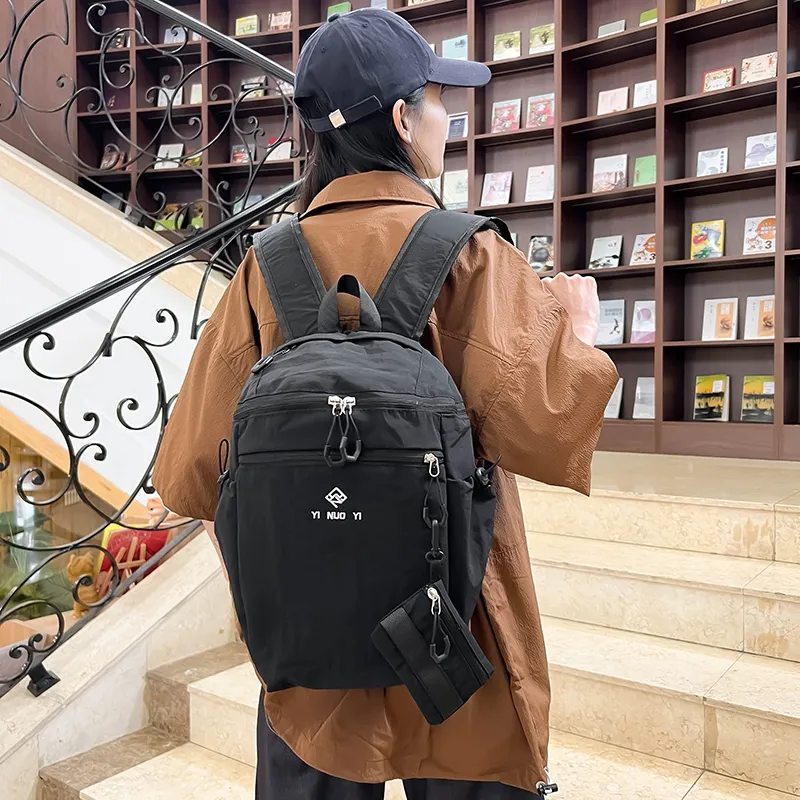 Debecca Nylon Backpack Unisex Multicolor-11