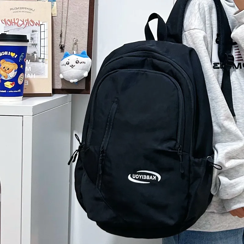 Debecca Nylon Backpack Large Size Unisex Multicolor-5