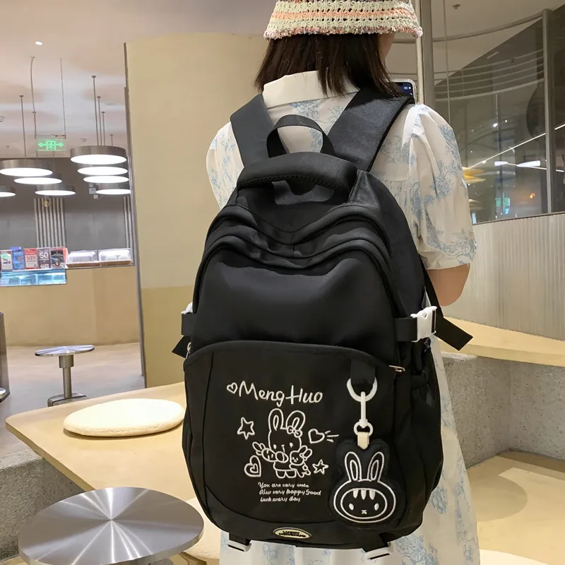 Debecca Cotton Backpack Unisex Multicolor-7
