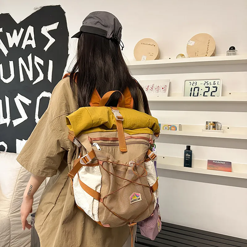 Debecca Nylon Backpack Tubas Women's Multicolor-10