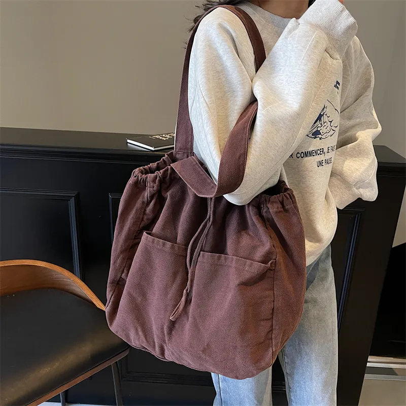 Debecca Canvas Bag Shoulder Bags Women's Multicolor-18