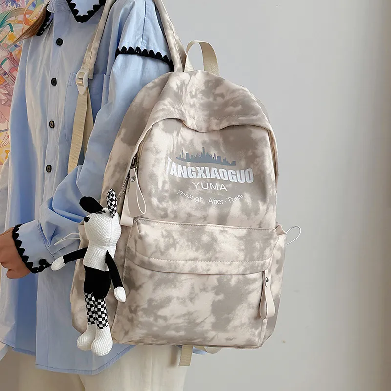 Debecca Nylon Backpack Regular Unisex Multicolor-10