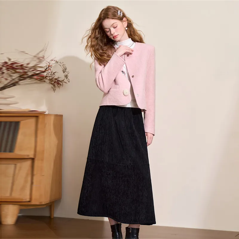 WESTLINK Casual Long Skirts Women's Black-5