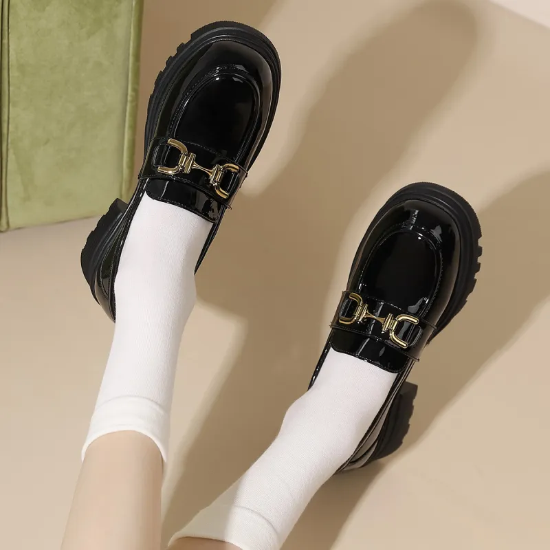 WESTLINK Loafers 5.5cm Women's Black-6
