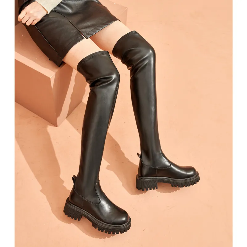 WESTLINK Over the knee Boots 4.5cm Women's-5