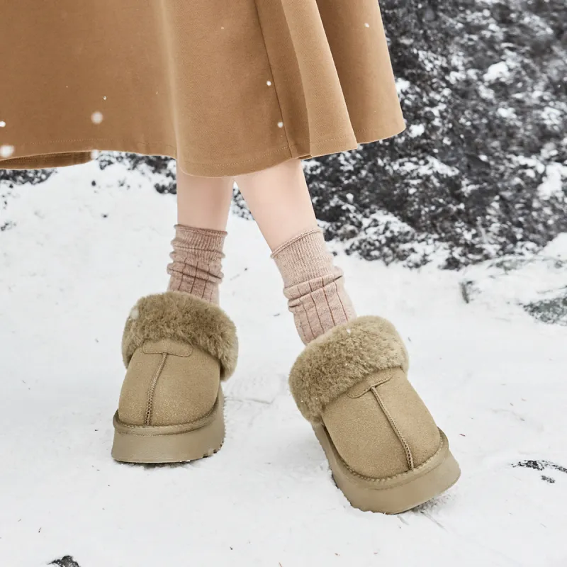 WESTLINK TPR Sole Fuzzy Slip Resistant Wrap toe Slippers Women's-5