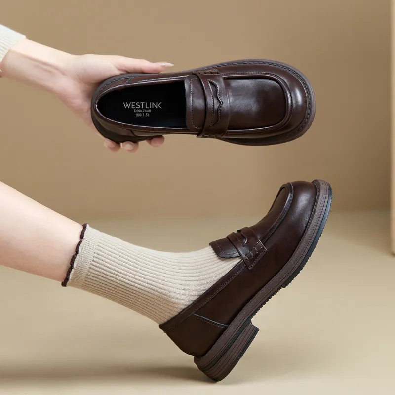 WESTLINK Loafers Women's Brown-8