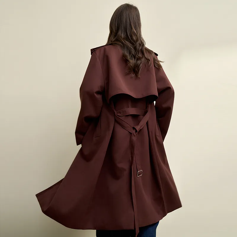 WESTLINK Trench Coat Women's Red-2