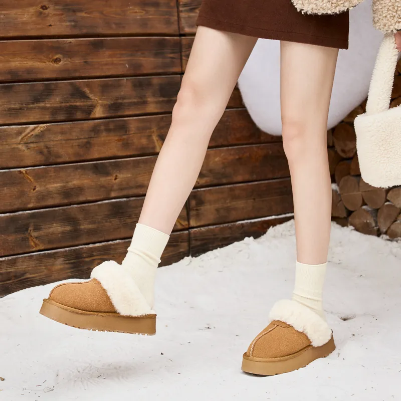 WESTLINK TPR Sole Fuzzy Slip Resistant Wrap toe Slippers Women's-12