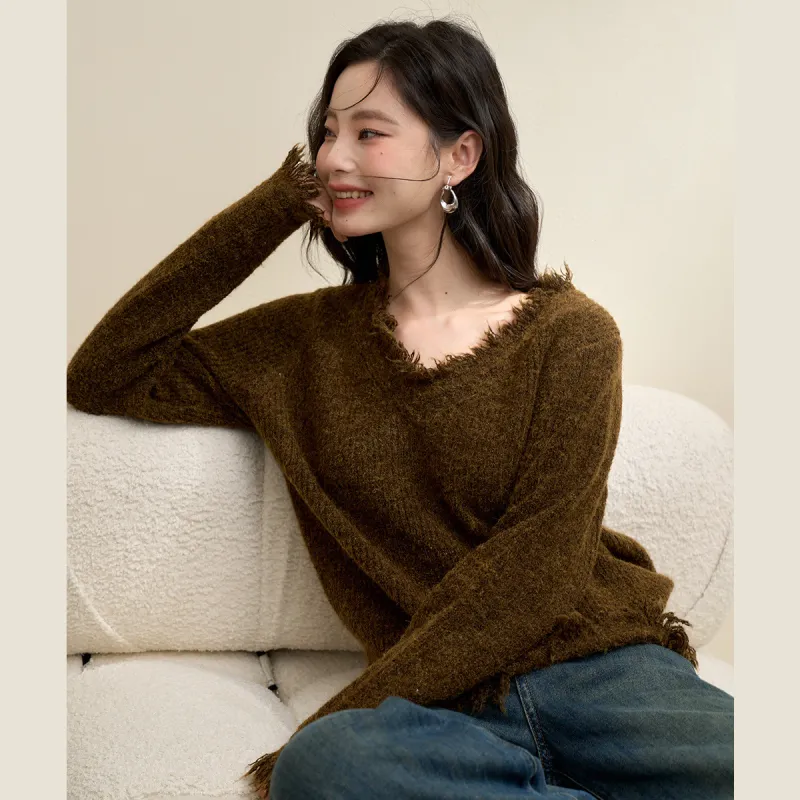 WESTLINK Knitwear Women's Coffee-2