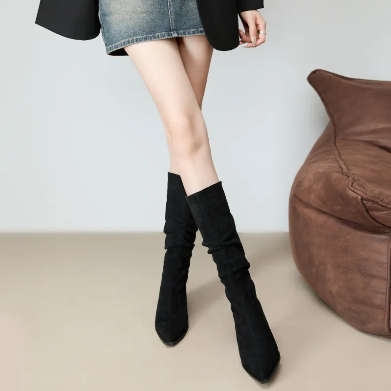 WESTLINK Knee high Boots Women's Black-1