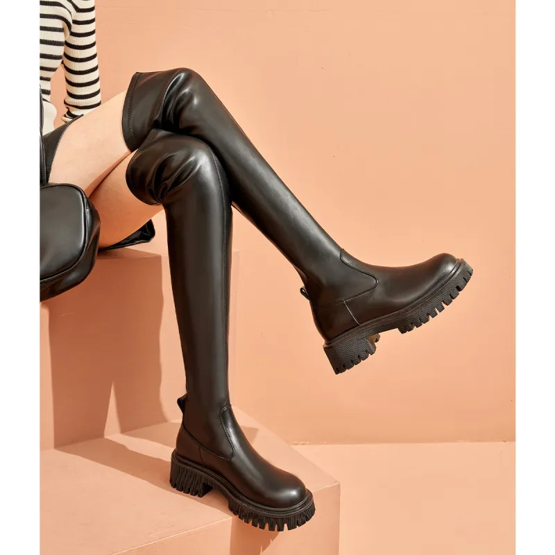 WESTLINK Over the knee Boots 4.5cm Women's-3