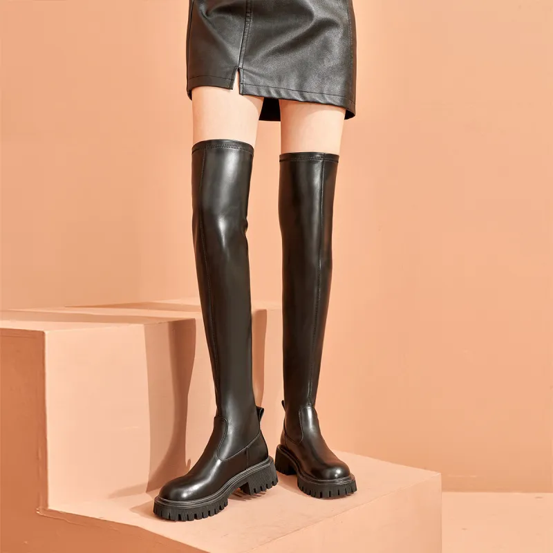 WESTLINK Over the knee Boots 4.5cm Women's-2