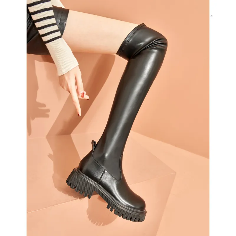 WESTLINK Over the knee Boots 4.5cm Women's-4