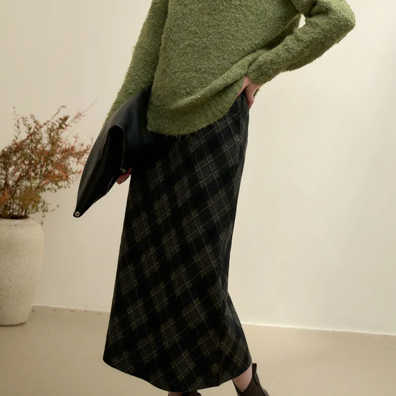 WESTLINK Knit Long Skirts Women's Green-2