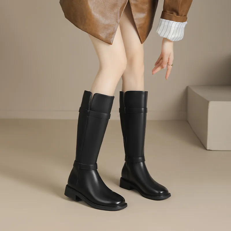 JOSINY Knee-high Boots 3.5cm Women's-3