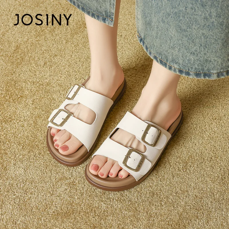 JOSINY Slip Resistant Abrasion Resistant Slide Slippers Women's-4