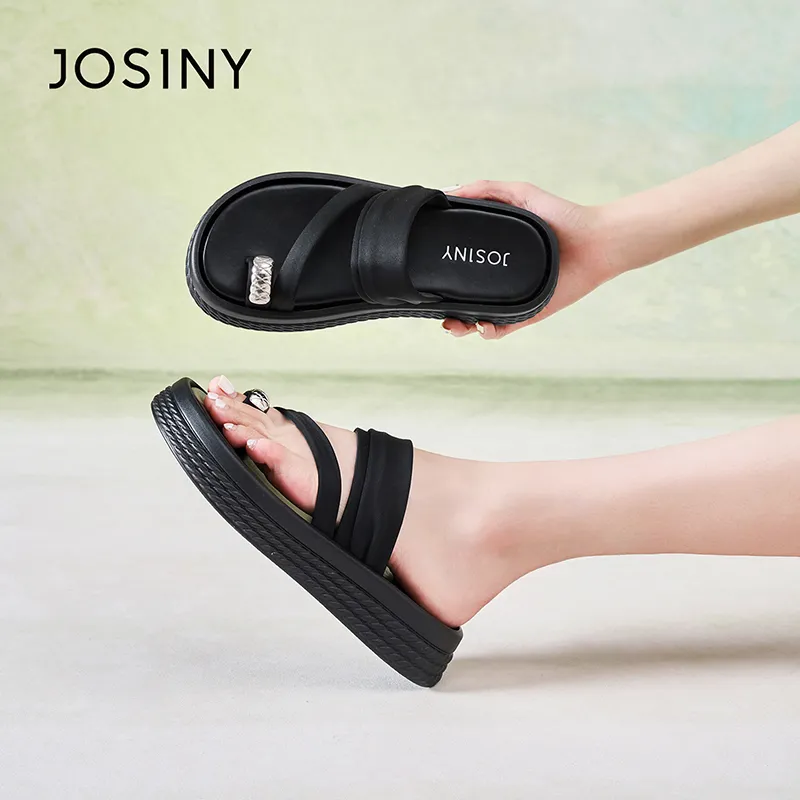 JOSINY Cushioning Slip Resistant Abrasion Resistant Slide Slippers Women's-10