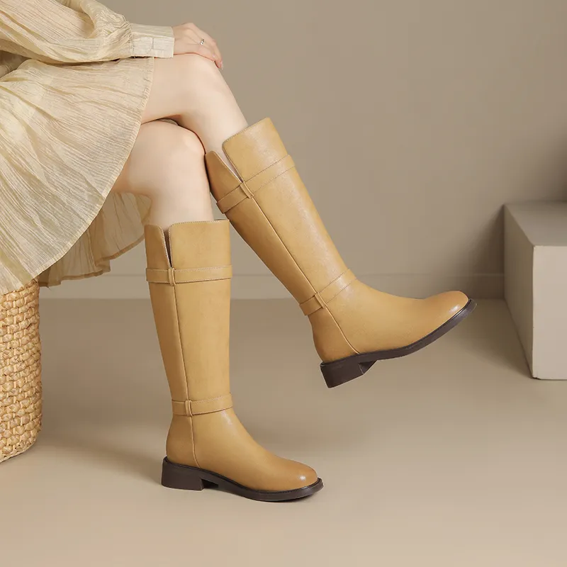 JOSINY Knee-high Boots 3.5cm Women's-11
