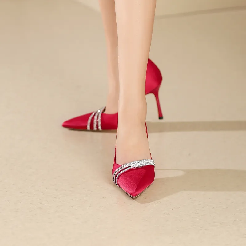 JOSINY JOSINY Slim Heel High Heels 8.5cm Women's-10