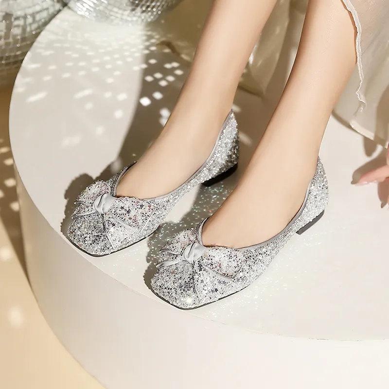 JOSINY Casual Single Shoes 1.5cm Women's Light Gold-13