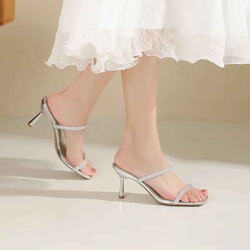 JOSINY JOSINY Slim Heel High Heels 8cm Women's-5