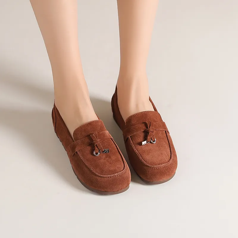 JOSINY Loafers Women's Earth Yellow/Brick Red-11