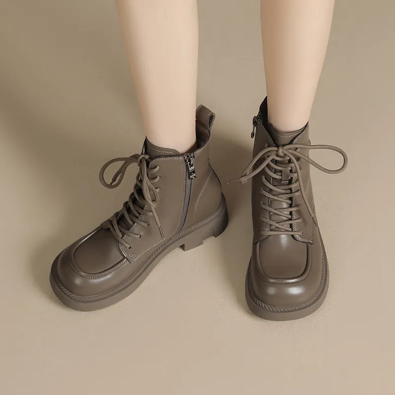 JOSINY Ankle Boots Women's Black/White/Brown-13